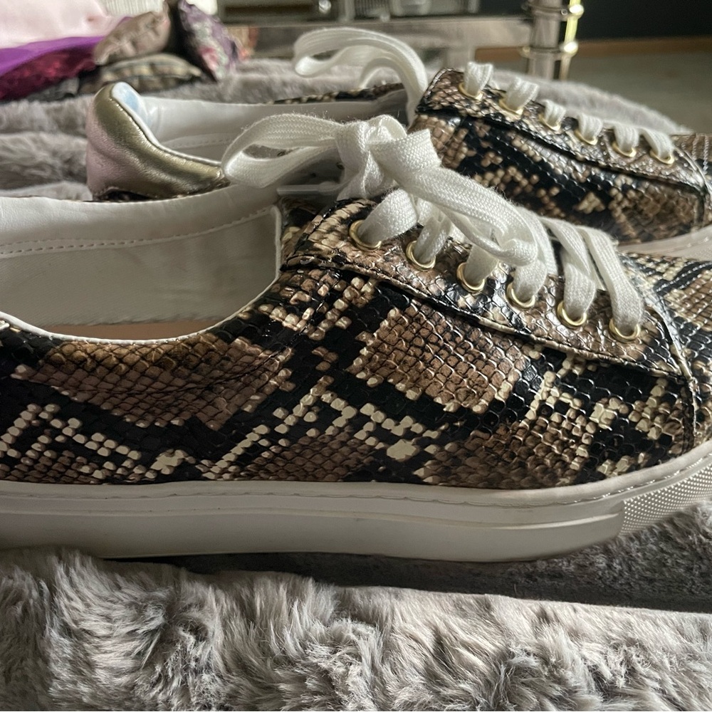 Women's Snakeskin Athletic Shoes